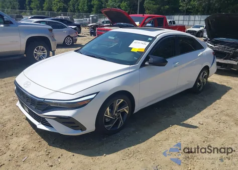 2025 Hyundai Elantra Sel Convenience из США, поврежденный, VIN KMHLS4DG8SU876568